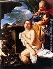 Artemisia Gentileschi Susanna ei vecchioni painting